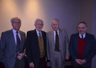Dres. Gilberto Pérez, Alfredo Jadresic, Manuel García de los Ríos, y Claudio Liberman