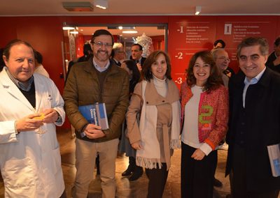 Dres. Hernán García, Pedro Pineda, Carmen Gloria Aylwin, Ethel Codner y Néstor Soto.