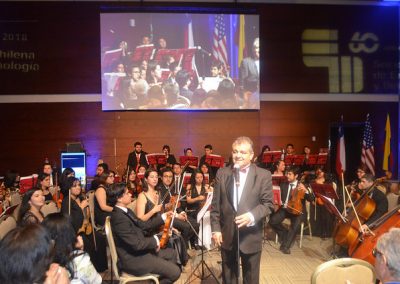 Concierto de Gala  60 años SOCHED, Orquesta Sinfónica Juvenil de La  Antena.                                                                                   Director Sr. Mauricio Ibacache V.