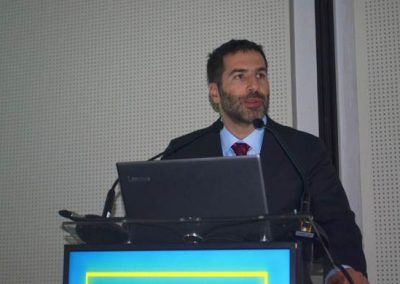 Dr. Hernán Tala, codirector del curso, en representación de SOCHED